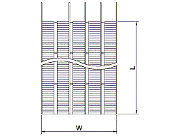 SS type single fin dimension