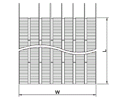 SS type single fin dimension