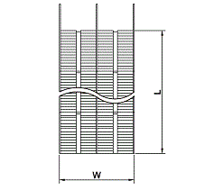 SS type single fin dimension