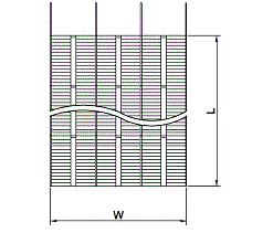 SS type single fin dimension