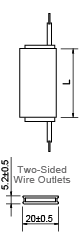 Dimensions of PTC Heat Conductors