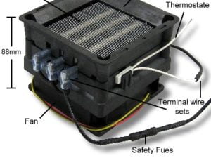 MSHF-70_ba PTC air heater frame, fan, accessories