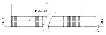 PTC air heater customized