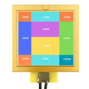 Adjustable Power Dummy Chip for Cooling System Validation-Multi-Zone Design