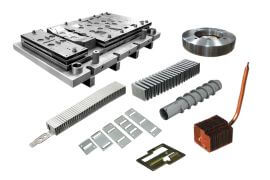 High-speed progressive die stamping for high-volume production