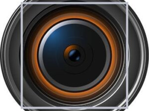 An ultra-thin polyimide heater integrated into a high-tech automotive camera lens